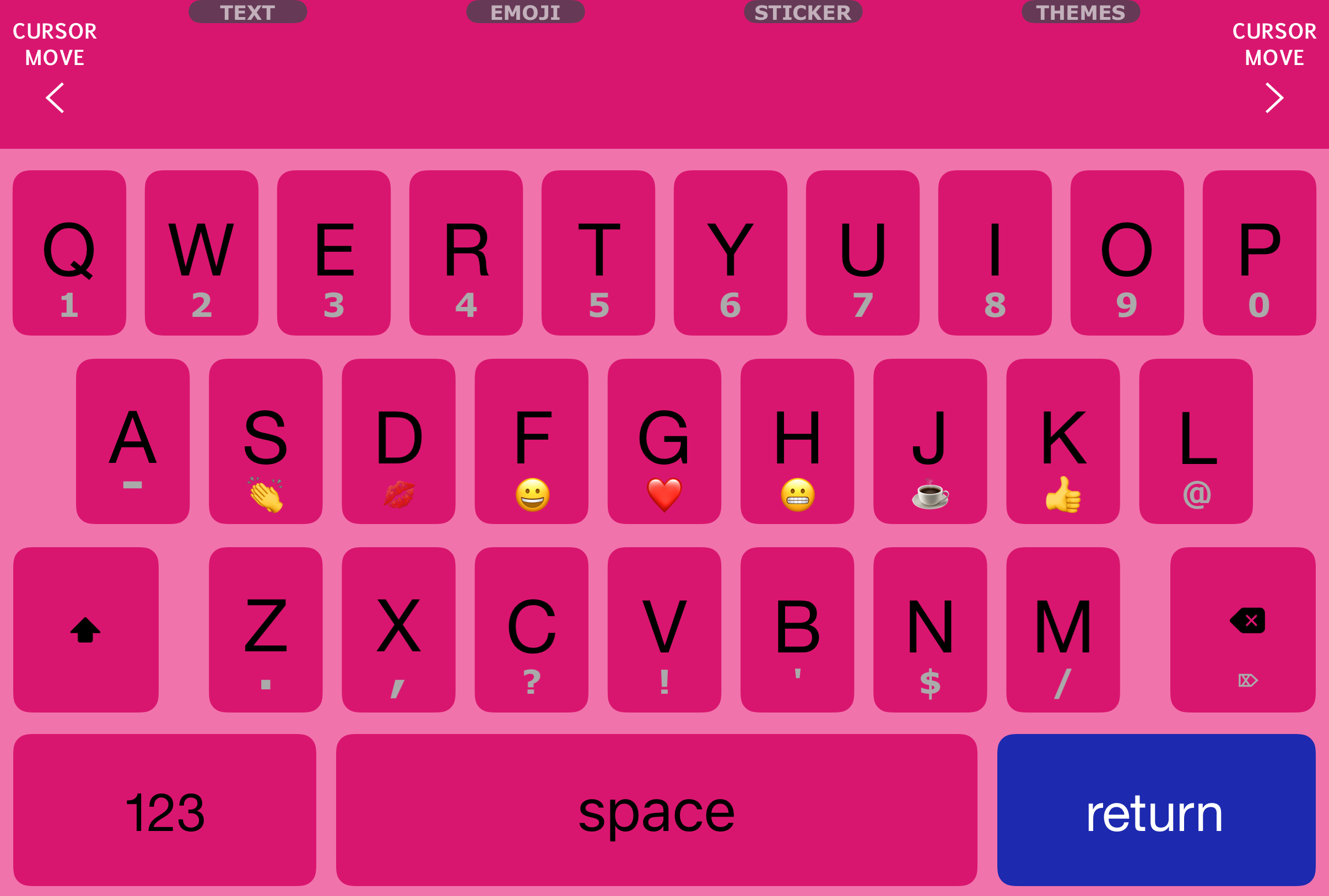 Tema: Bright Pink
