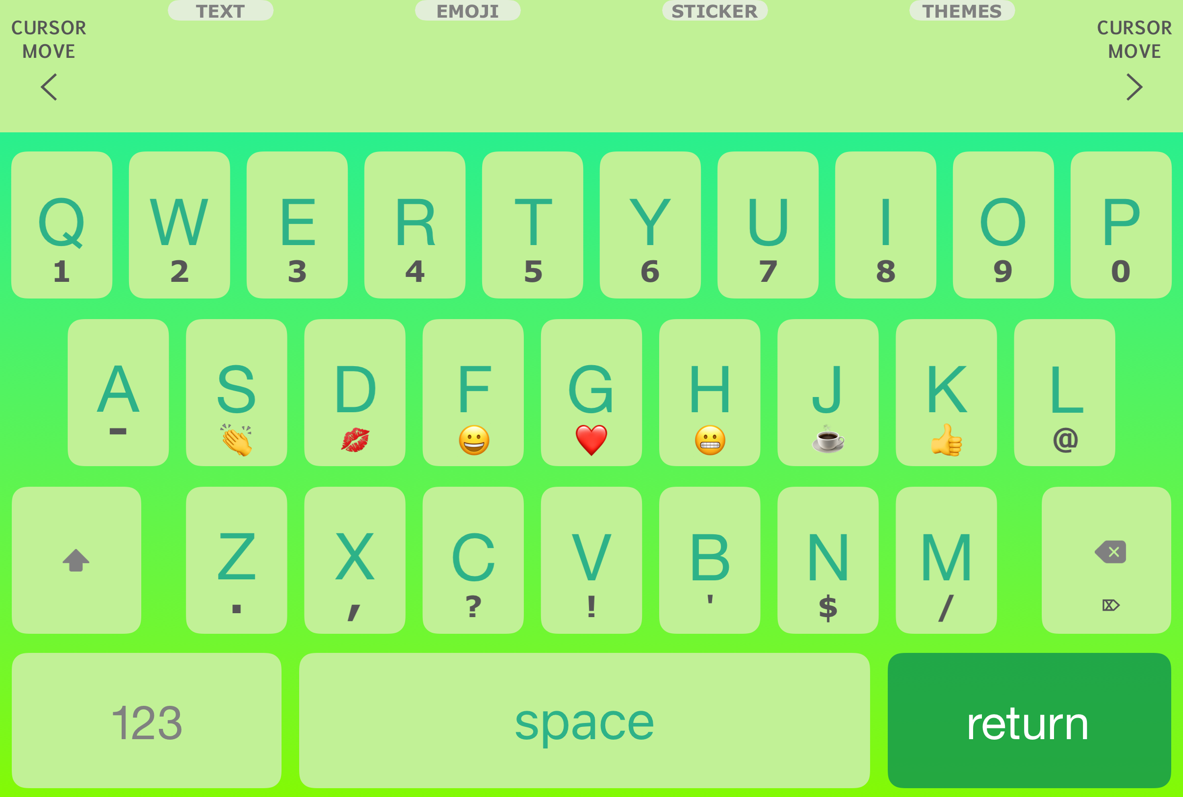 Tema: Pastel Green